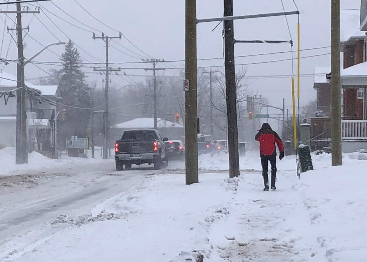 Barrie Ont., winter storm 2023.