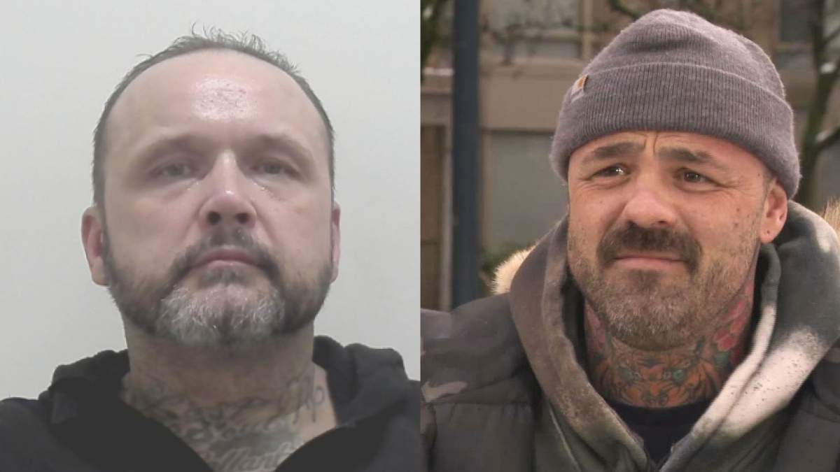 Vancouver Police say they arrested their suspect 47 year old Dean Gallant, later that same evening (pictured left). Barnett was shot twice and detained in a case of mistaken identity (pictured right).