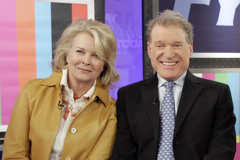 Charles Kimbrough, right, poses with Candice Bergen, a fellow cast member of the ‘Murphy Brown’ TV series, as they are reunited for a segment of the NBC ‘Today’ program in New York, on Feb. 27, 2008.