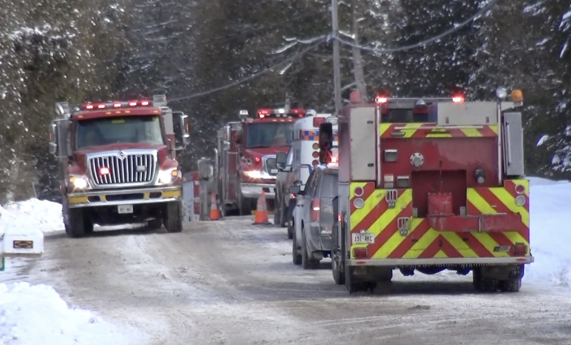 Douro-Dummer Township firefighters responded to a house fire on Rock Road on Jan. 31, 2023.