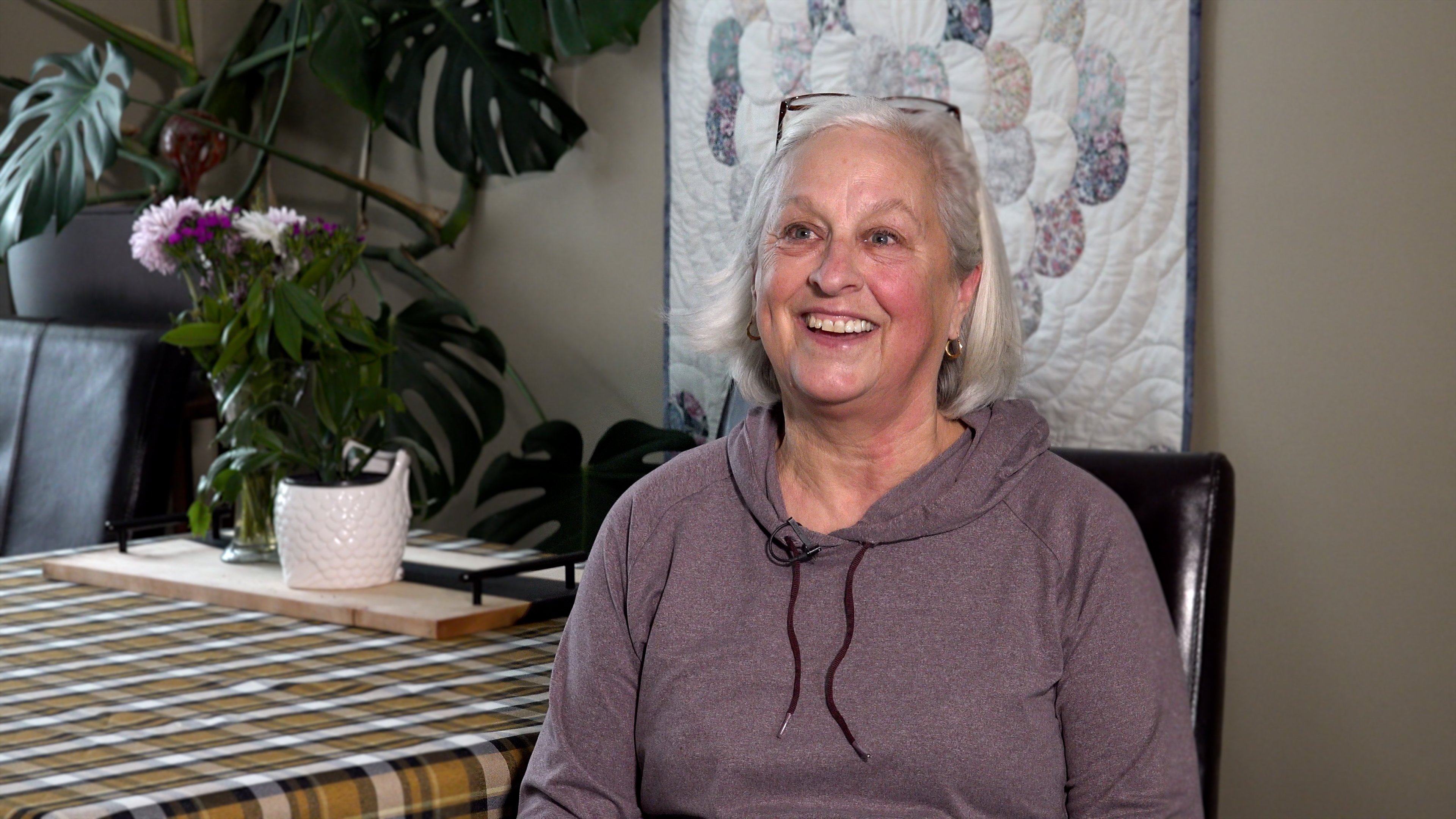 Ruth Hamilton had a meteorite crash through the roof of her home in Golden, B.C.