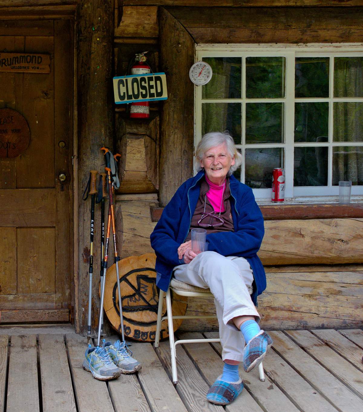 An undated photo of Fran Drummond, who was the subject of Harry Rowed's photography in the Canadian Rockies.