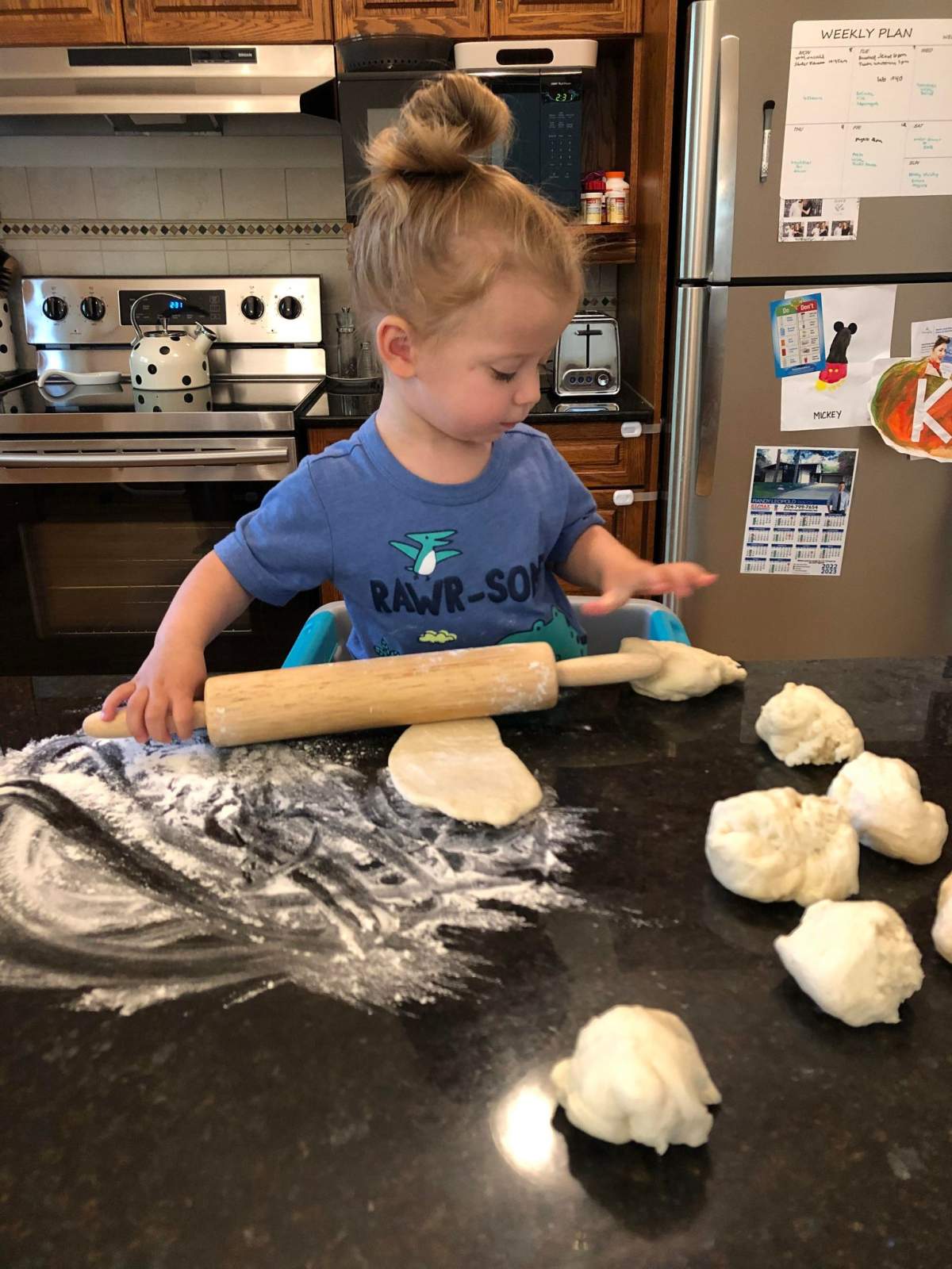 Kobe Yehudaiff is active in preparing safe foods he can eat. His mother Teresa learned how to bake after seeing limited options at grocery stores.