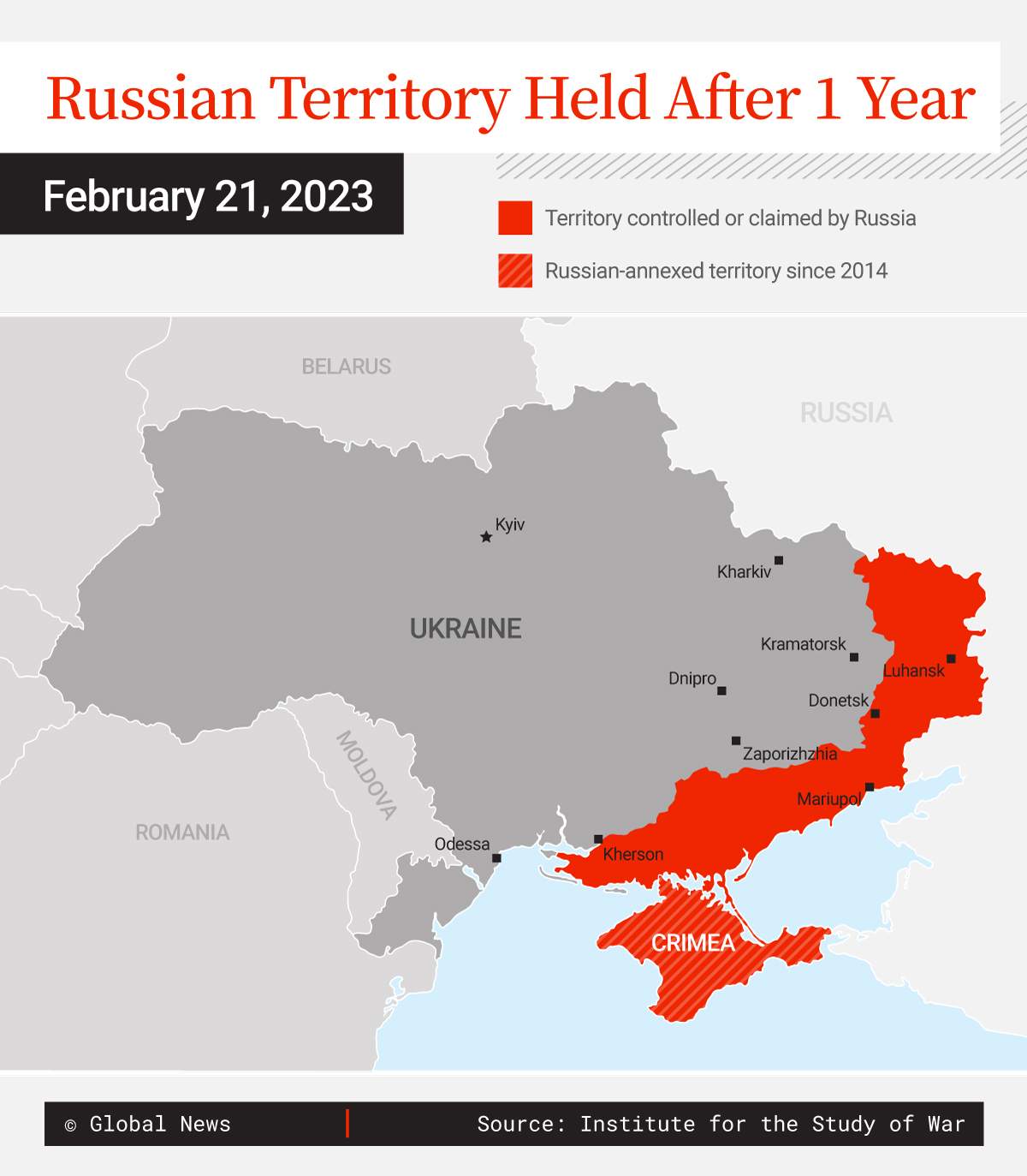 A look back at one year of courage, survival and war in Ukraine - image