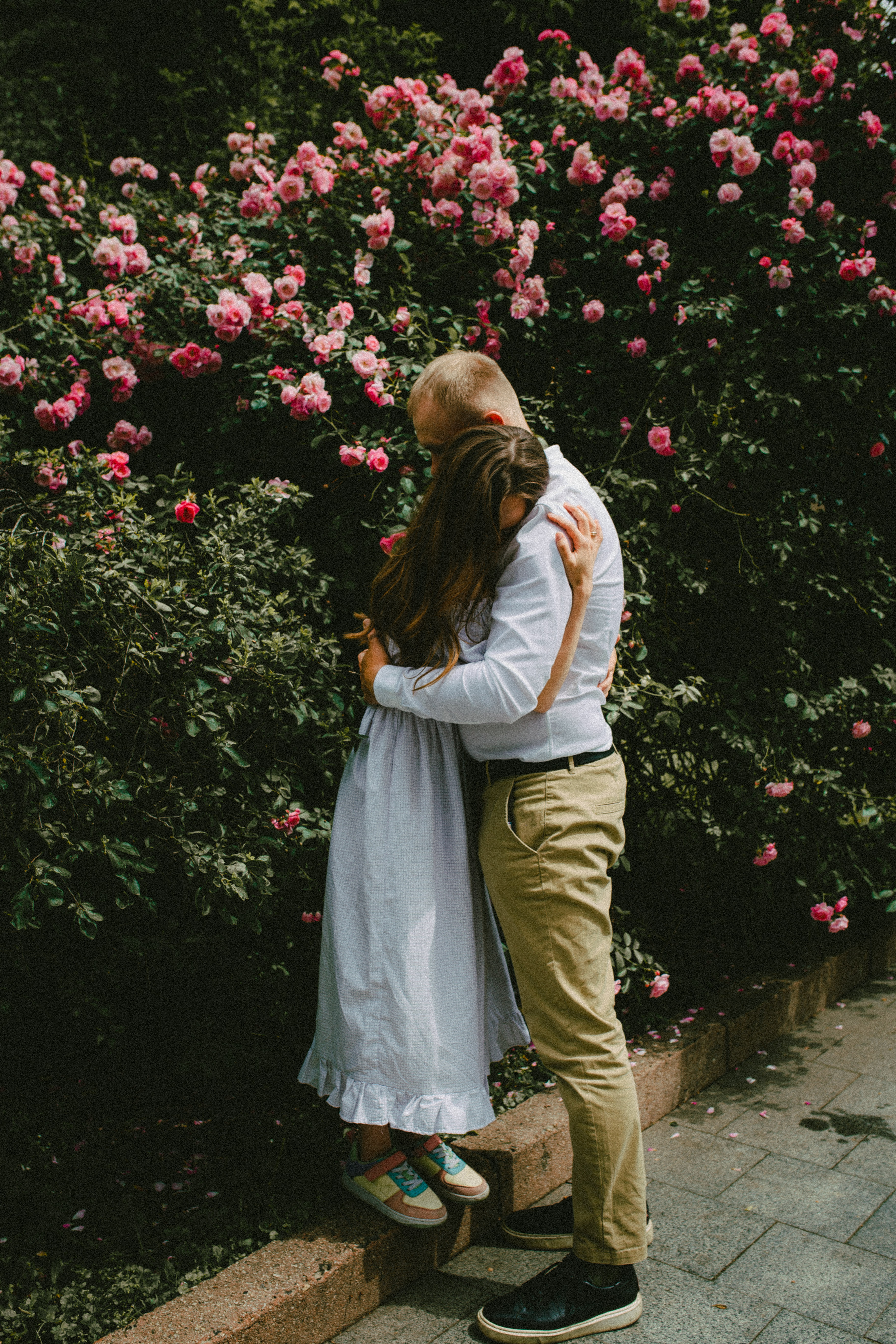 Roman Skalskyi and Lesia Skalska at their wedding in June 2022.