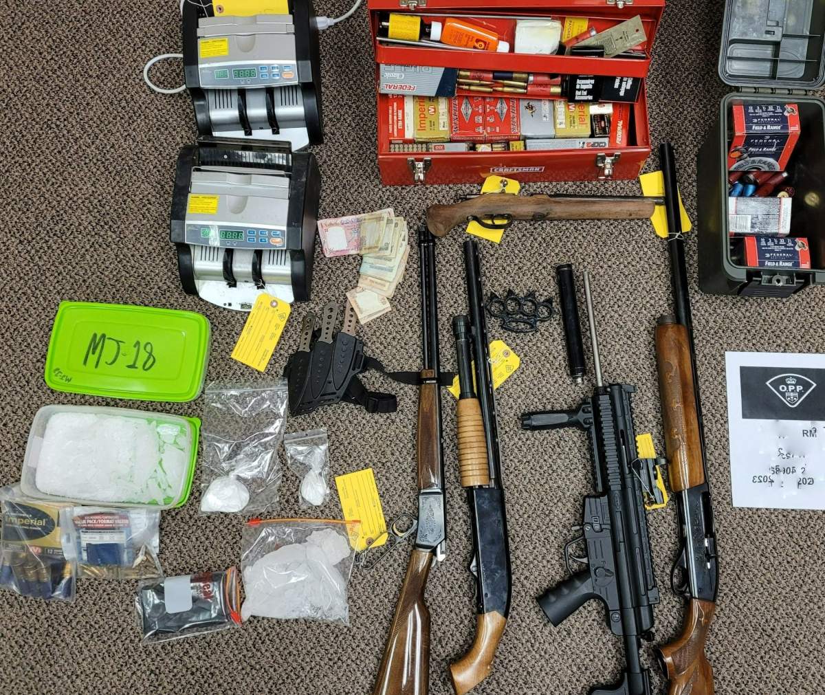 A Loyalist Township man is facing 16 charges after a recent drug trafficking investigation.