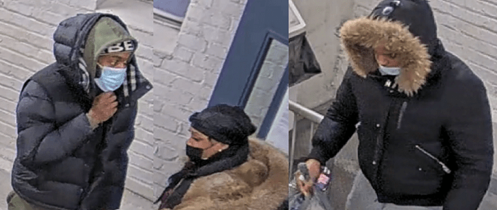 Three suspect photos released in connection with Elnaz Hajtamiri's abduction.