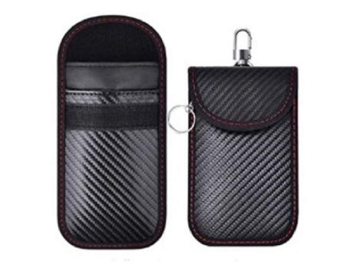 Faraday bag/pouch for car key FOBs.