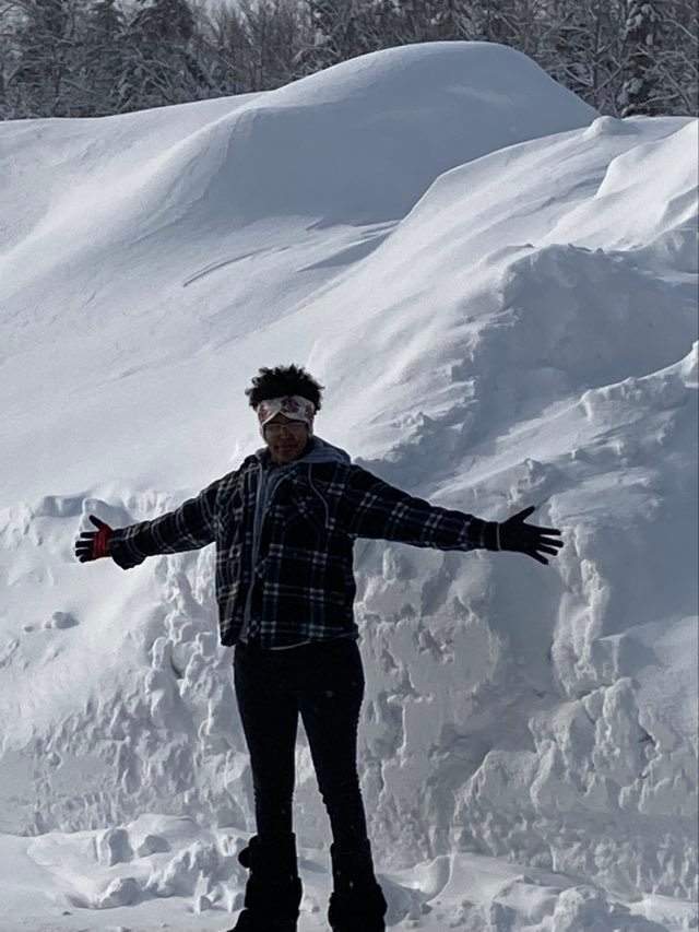Snowfall in the Dease Lake area in only three days.
