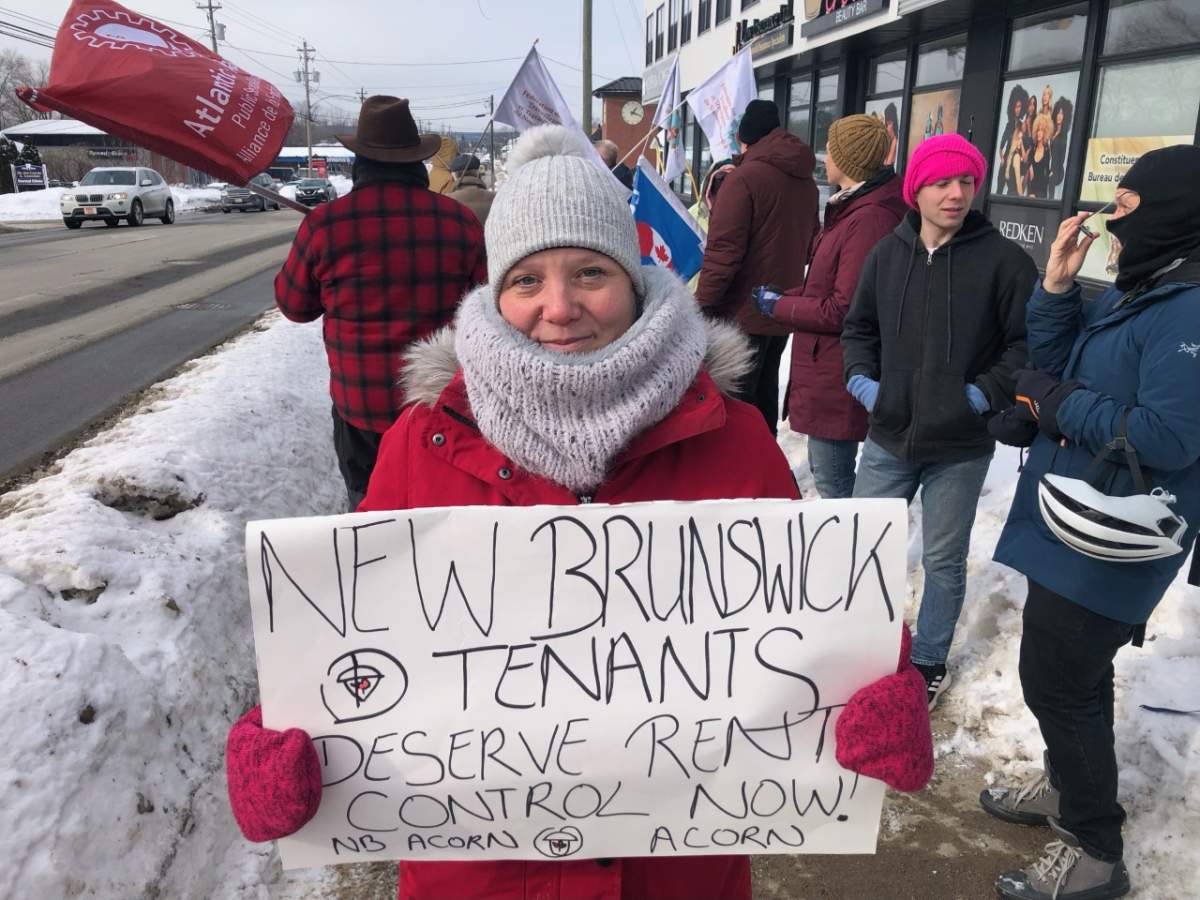 ACORN chair Nichola Taylor wants to see the New Brunswick rent cap to be reinstated.