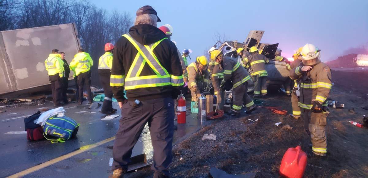 OPP in Lennox & Addington County are investigating a fatal collision on the 401 near Shannonville Rd.