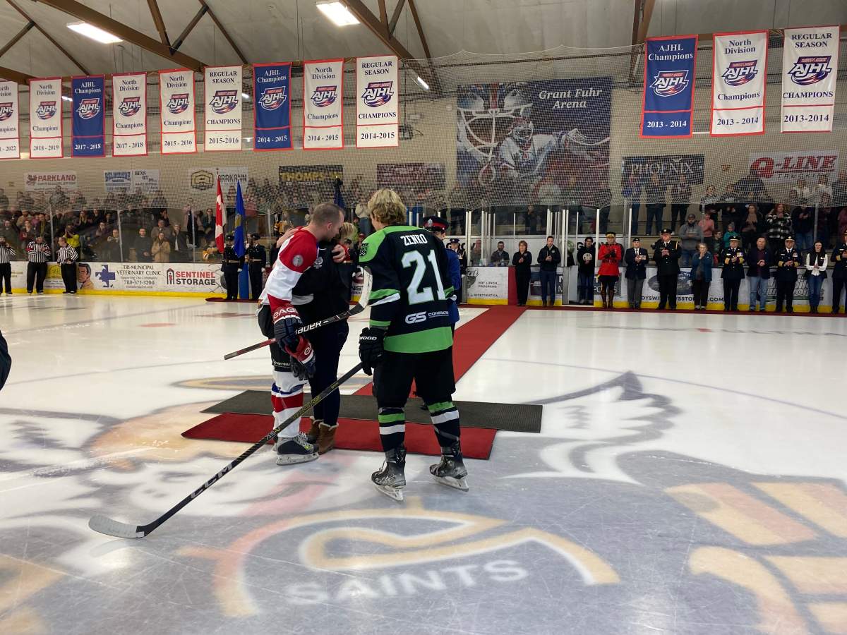 A tribute for Constables Brett Ryan and Travis Jordan