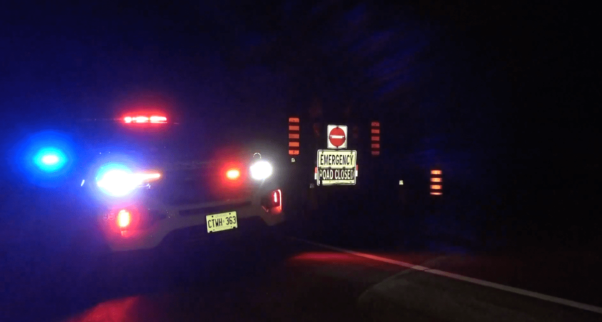 Peterborough police say two vehicles collided on County Road 28 south of Peterborough on March 17, 2023.