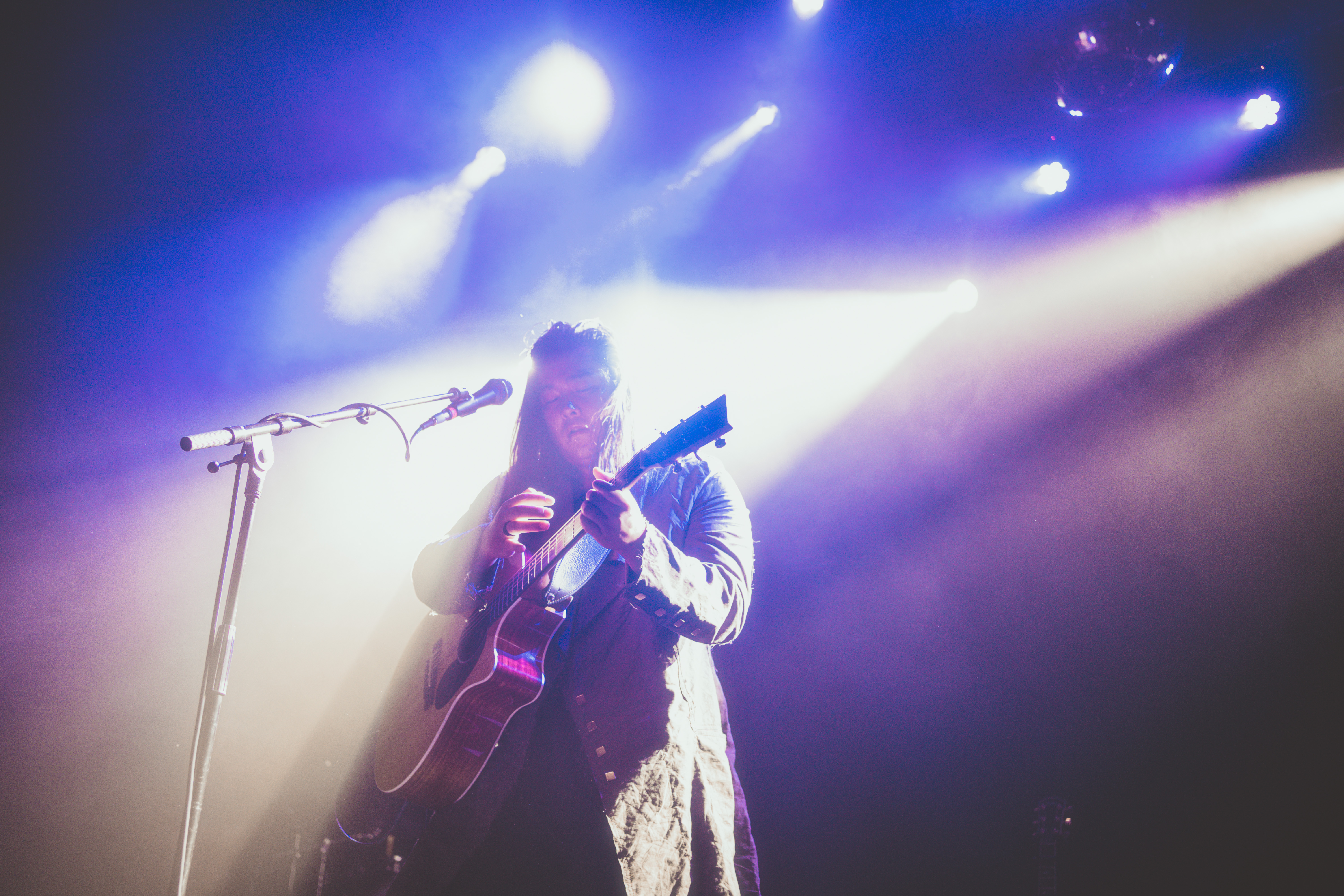 Aysanabee performs at The Opera House in Toronto.