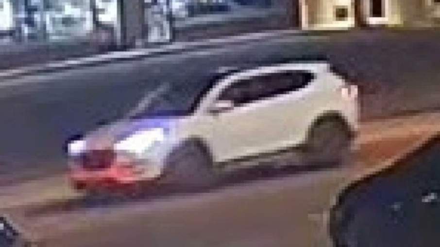 Surveillance photo of a suspect vehicle in Dunville, Ont., hit and run from Feb. 17, 2023.