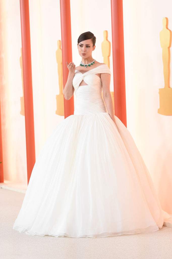 Sofia Carson at the 95th Annual Academy Awards held at Ovation Hollywood on March 12, 2023 in Los Angeles, California.