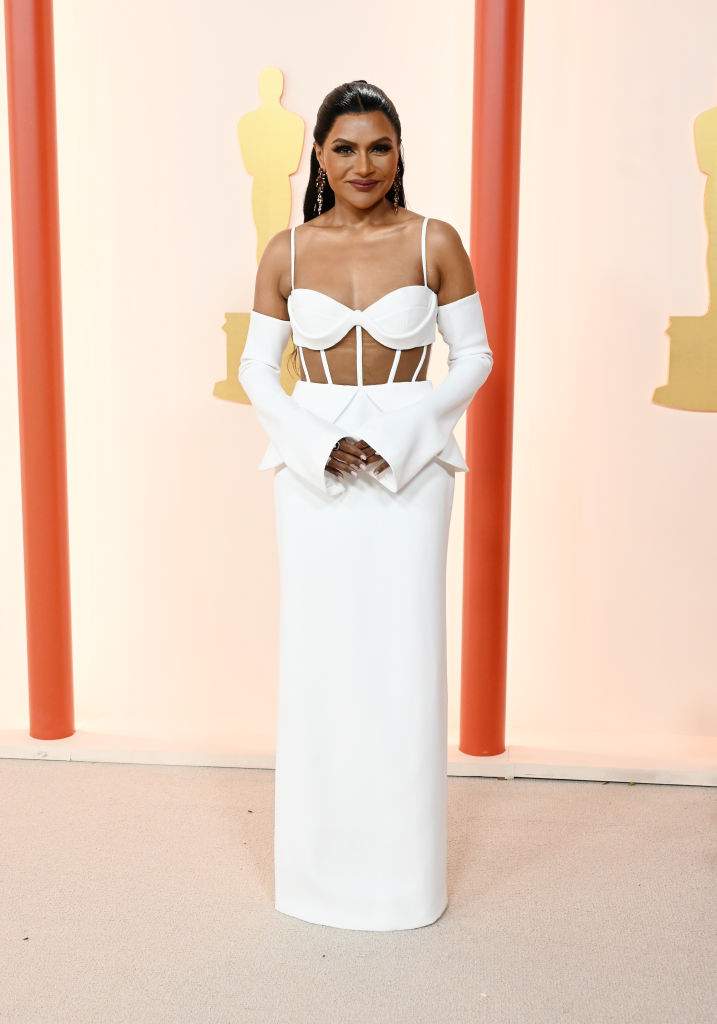 Mindy Kaling at the 95th Annual Academy Awards held at Ovation Hollywood on March 12, 2023 in Los Angeles, California.