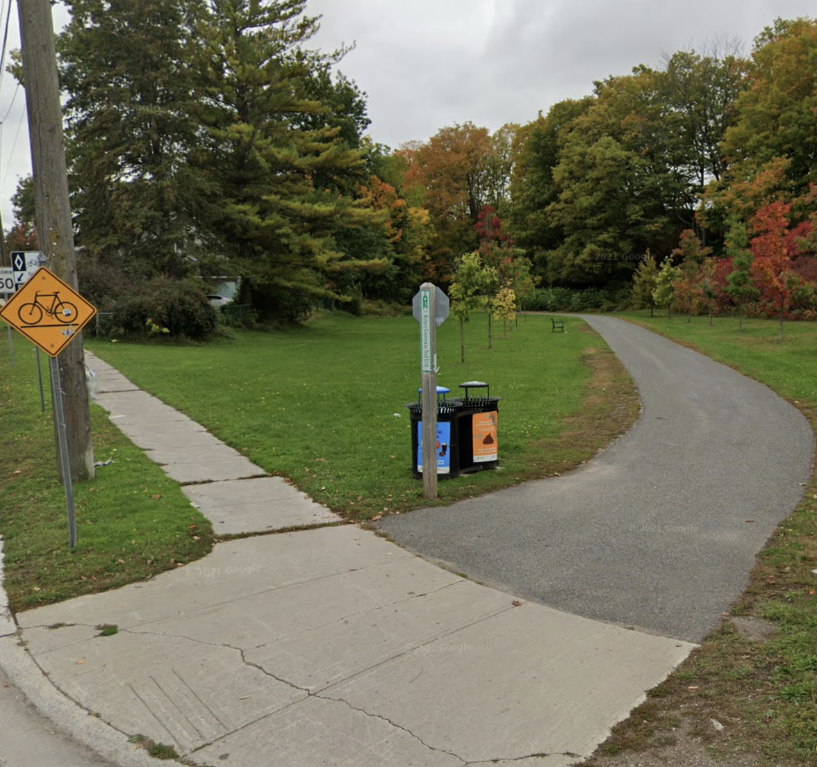 Improved signage, and lighting will be added to the Greenway Trail at Hilliard and George St. in Peterborough.