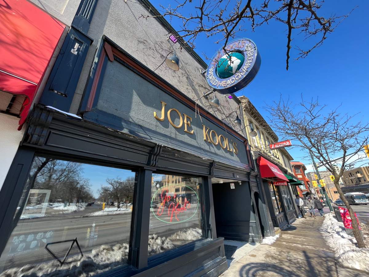 Joe Kool's bar and restaurant at 595 Richmond St. in London, Ont., celebrates its 40th anniversary on Wednesday.