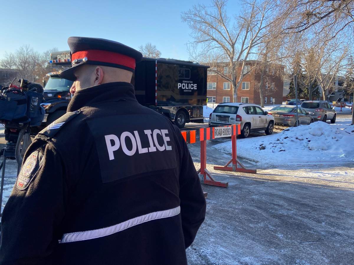 Two Edmonton police officers were killed during a call early Thursday, March 16, 2023.