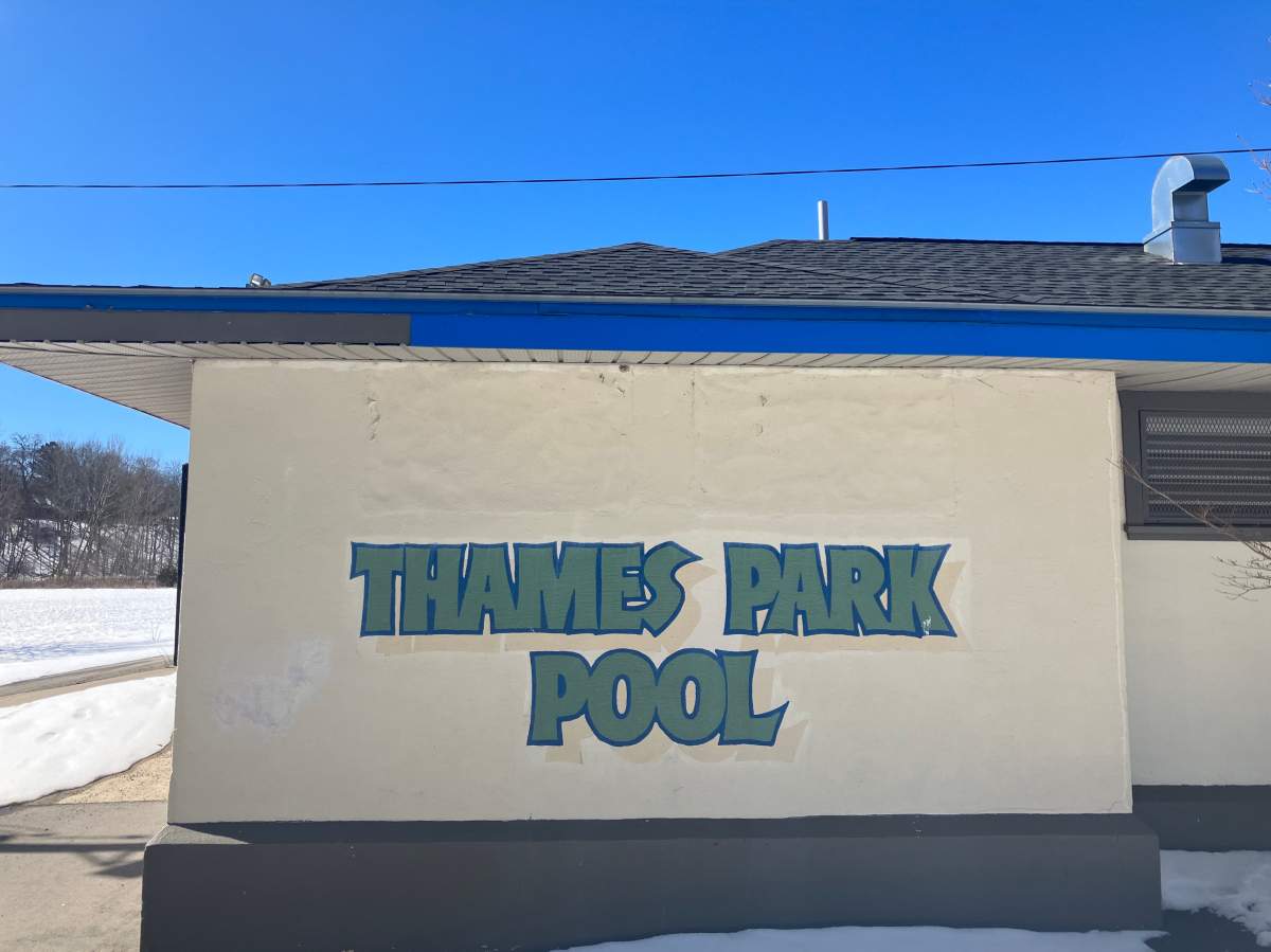 Thames Park Pool, March 15, 2023.