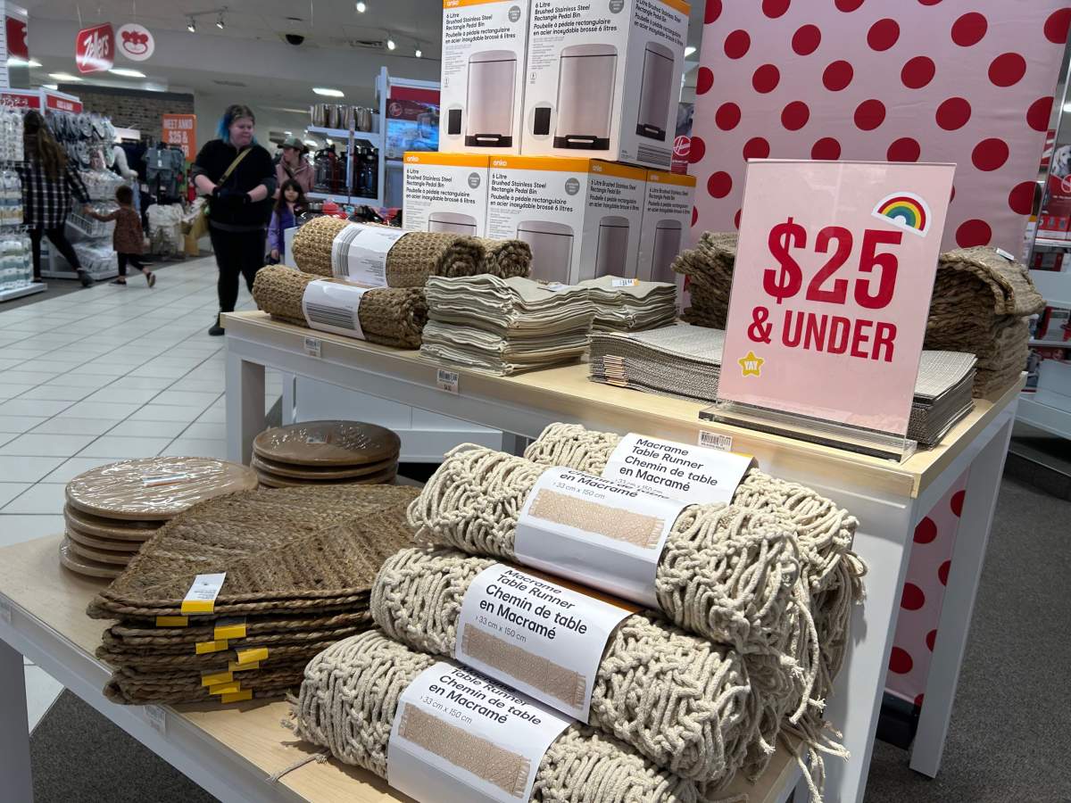 A look inside the Calgary Zellers store.