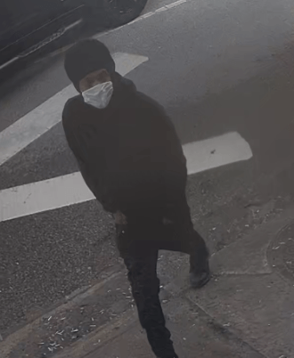 London, Ont. police released this image of a suspect they believe is involved in a stabbing that sent a man to hospital with critical injuries on March 21.