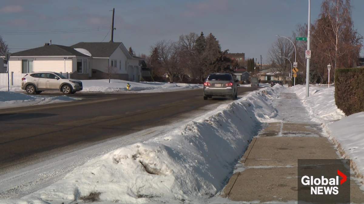 A street in east Edmonton's Ottewell neighbourghood on Tuesday, March 7, 2023.