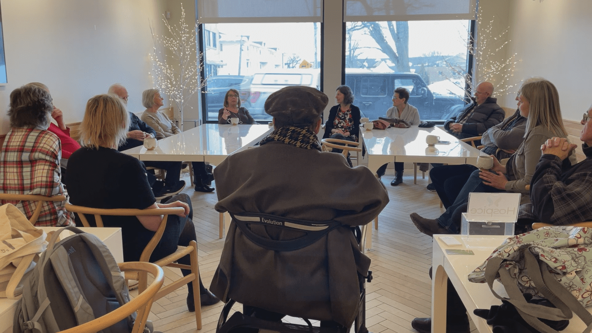 Death Cafe held in Moncton hosted by Hospice SENB.