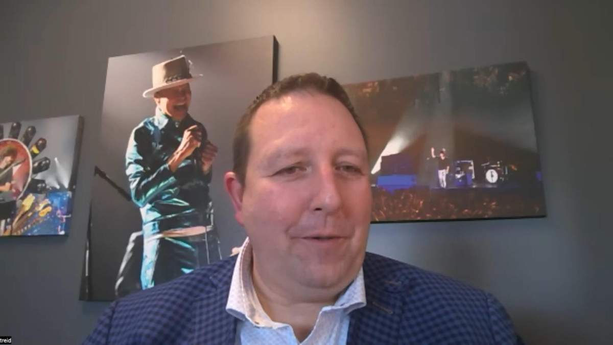 Tim Reid spoke during Regina's city council budget deliberations, looking for much more funding for REAL than their past asks.