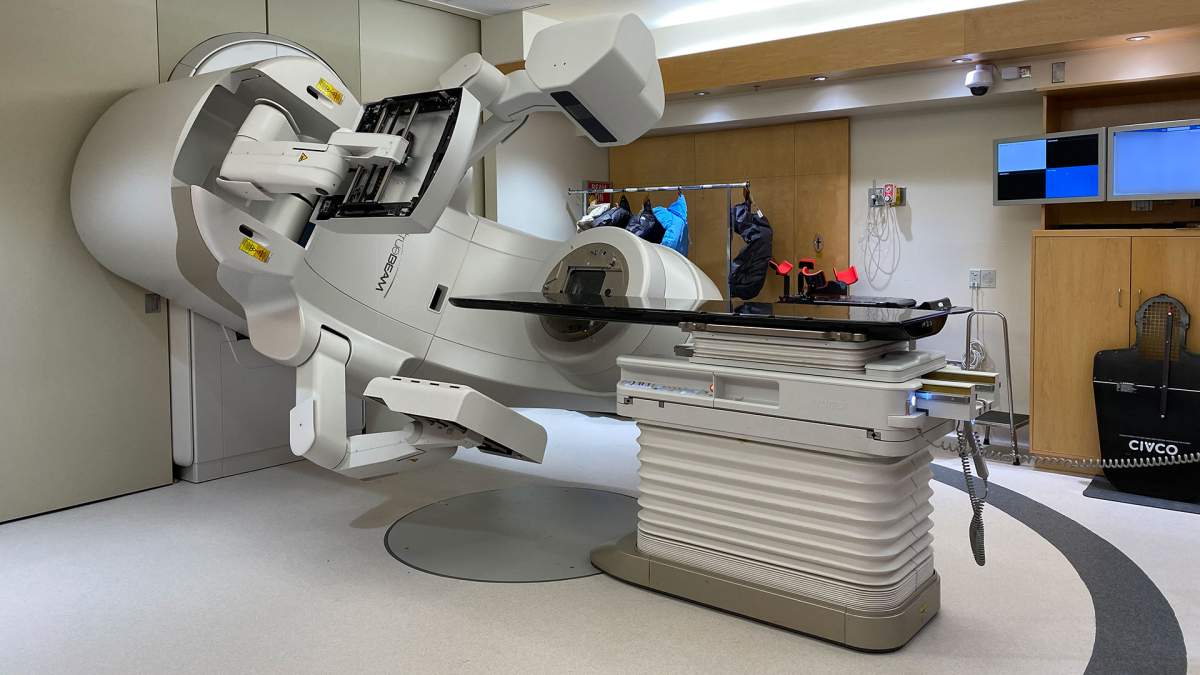SABR limits the impact on the tissue surrounding the tumour and is offered to patients who are unable or unwilling, for various reasons, to have surgical treatment.
