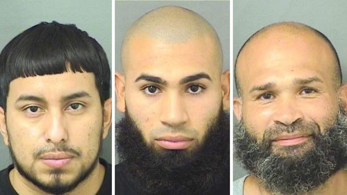 Three mugshots.