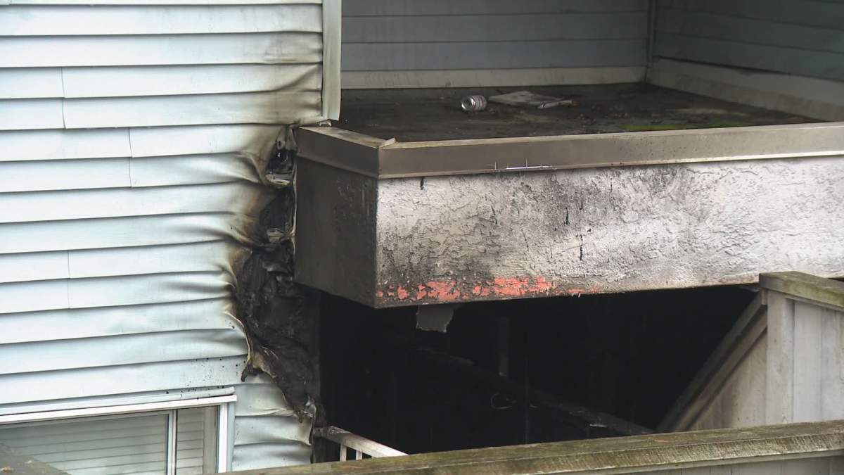 Fire damaged was contained to one apartment unit, firefighters said.