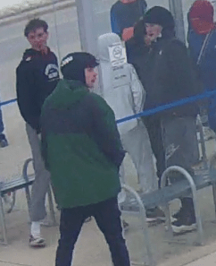 Kingston Police have released a series of pictures of people of interest and/or witnesses to a violent assault at a Kingston bus shelter.