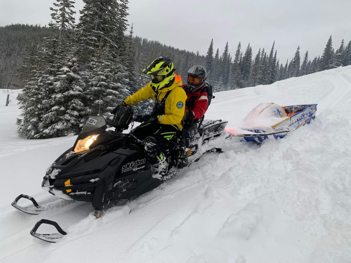 COSAR rescue in Greystokes Provincial Park Monday afternoon.
