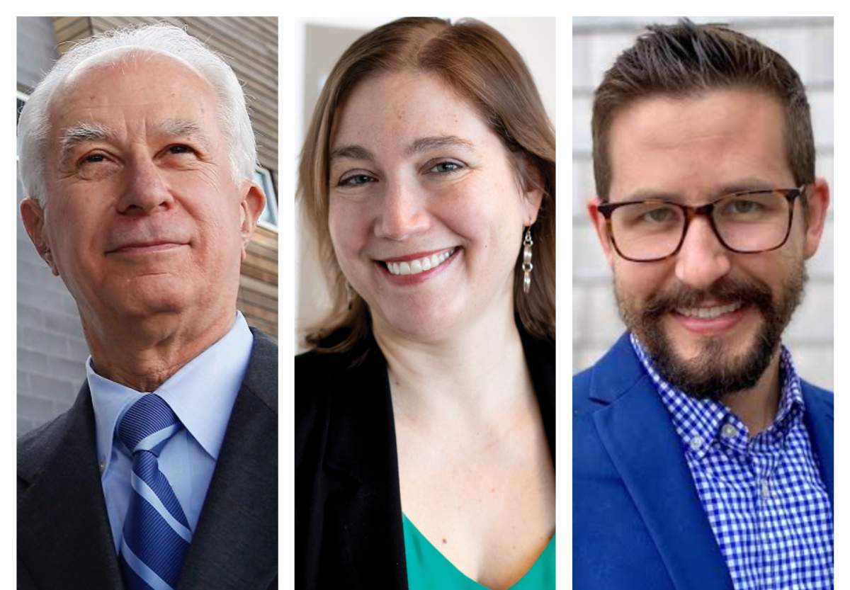Among the top public-sector employee salaries in 2022 were, from left, PRHC's Dr. Peter McLaughlin and Dr. Lynn Mikula and Peterborough Public Health's Dr. Thomas Piggott.