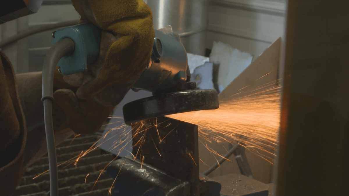 Students learned about the different kinds of welding and were able to use welding equipment.