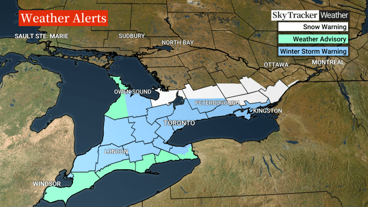 Snow forecast increased, blizzard conditions expected in southern Ontario with major storm - image