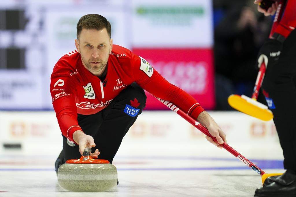 Canadian skip Brad Gushue.