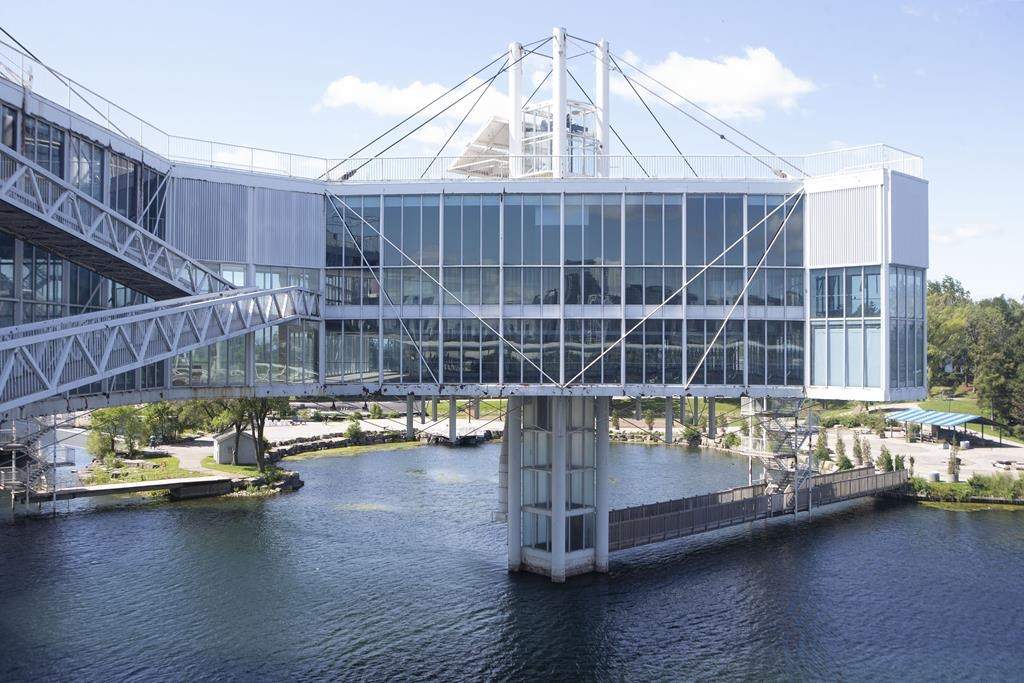 A pod at Ontario Place in Toronto is seen on Friday July 30, 2021. 