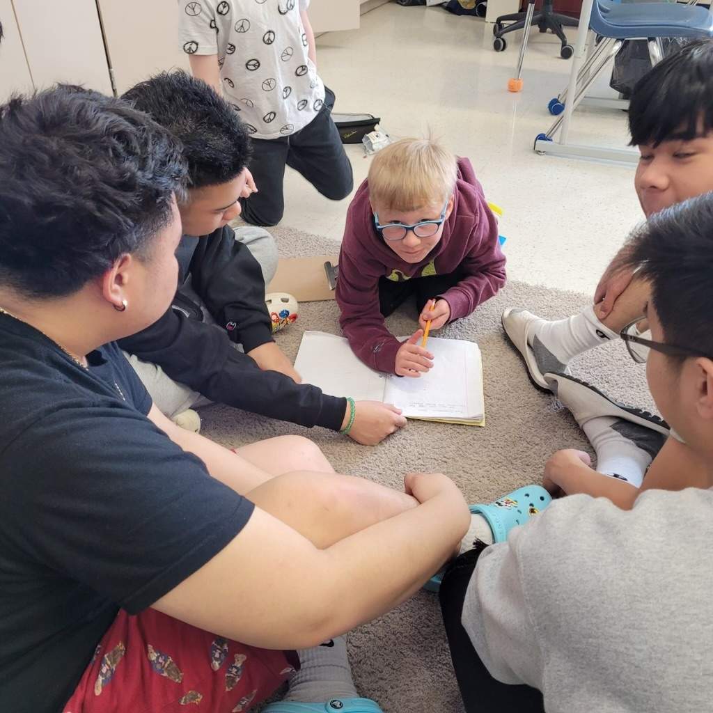 Students from Maples Collegiate helped teach writing to students at Dr. Isman Elementary School during their stay.