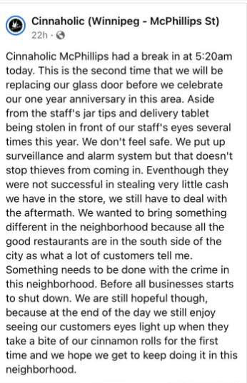 Facebook post