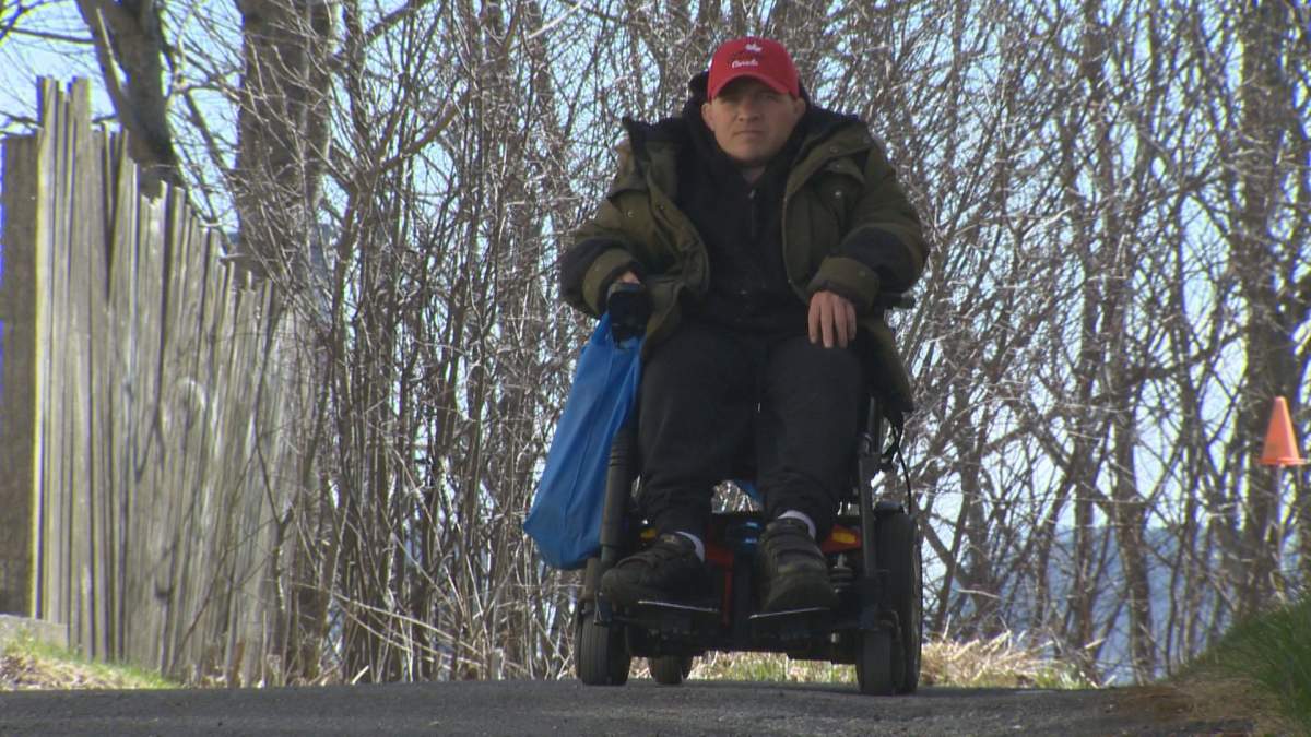 According to Ferron, the wheelchair is his “life” and the weeks without it left him “struggling.”