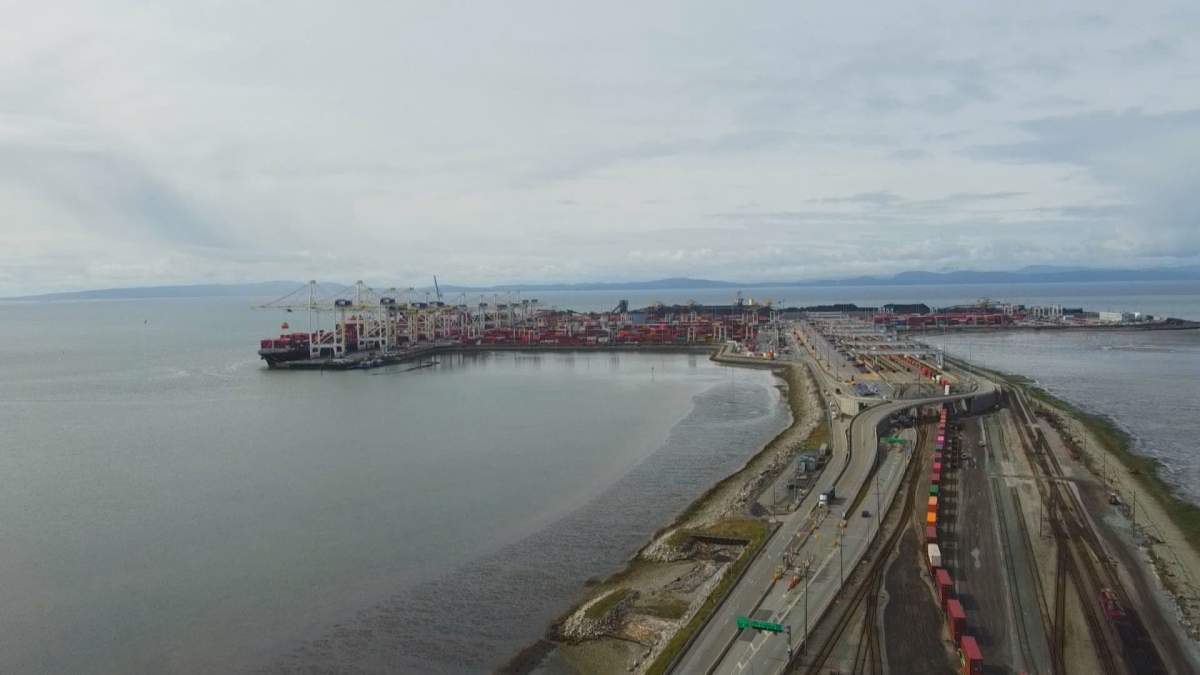 The federal government approved a major expansion of the Roberts Bank terminal in Delta, B.C. on April 20, 2023.