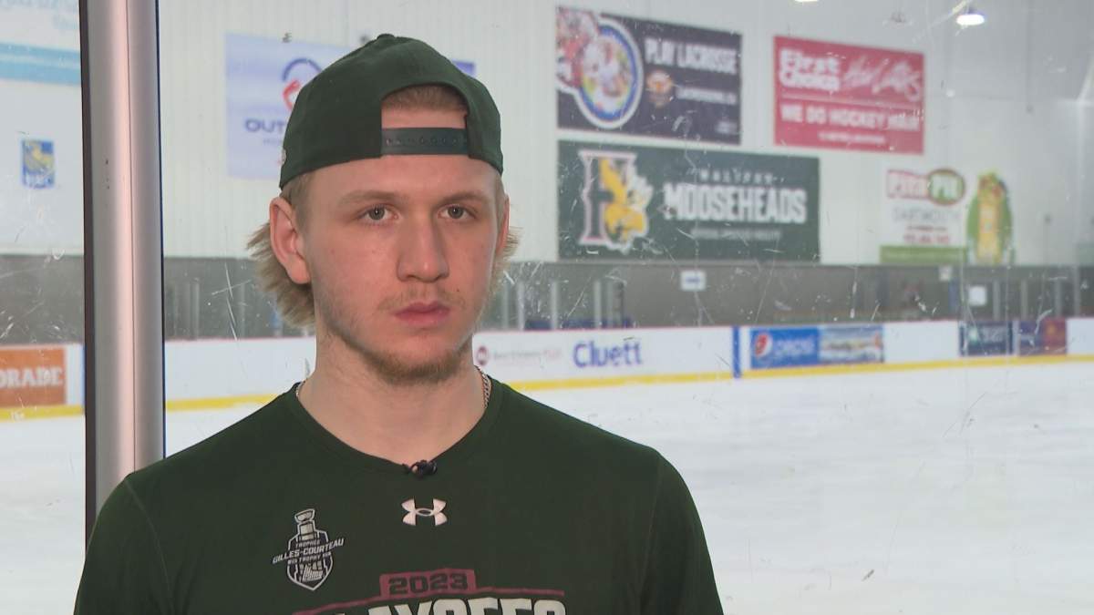 Halifax Mooseheads defenceman Jake Furlong, from Upper Tantallon, N.S., is part of a team vying for a league championship.