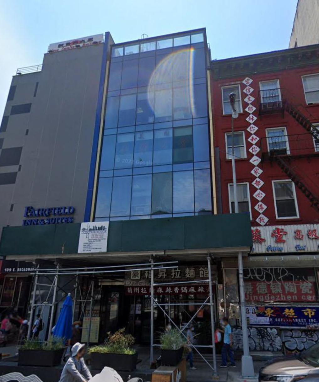 Alleged Chinese government police station in New York City.
