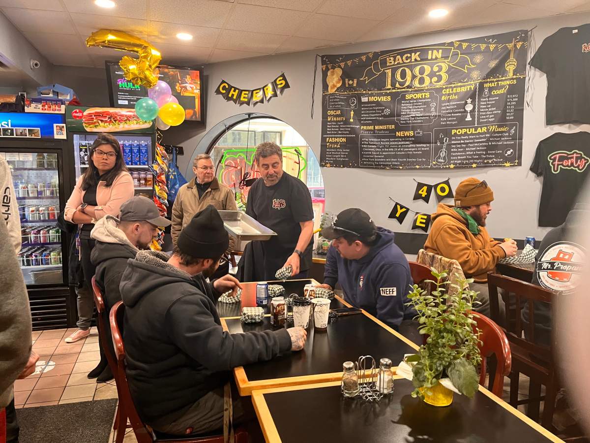 Rudy’s Catering celebrated its 40th anniversary on Wednesday.