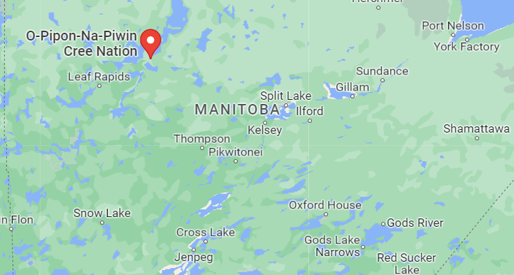 O-Pipon-Na-Piwin Cree Nation in northern Manitoba.