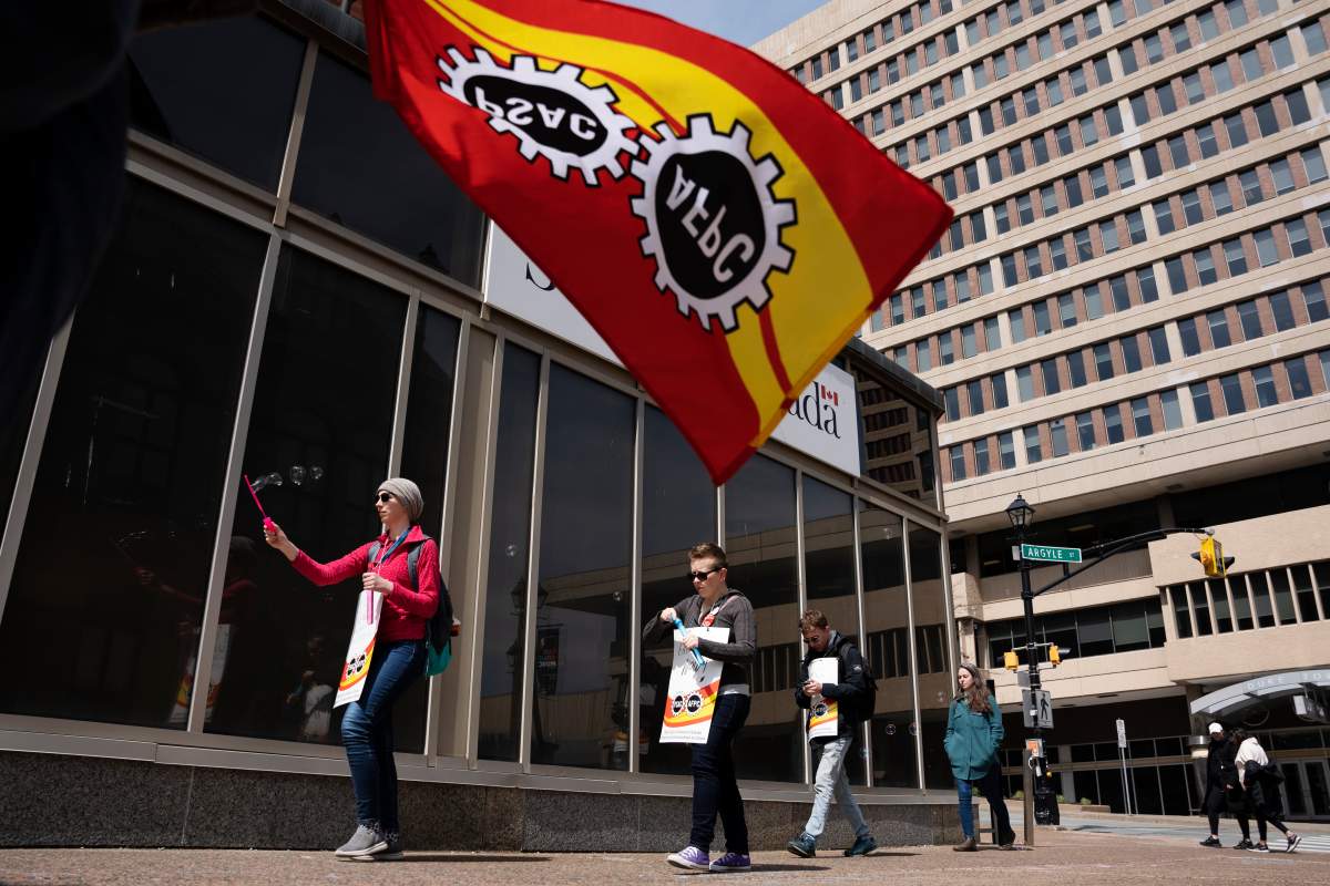 PSAC strike Day 8