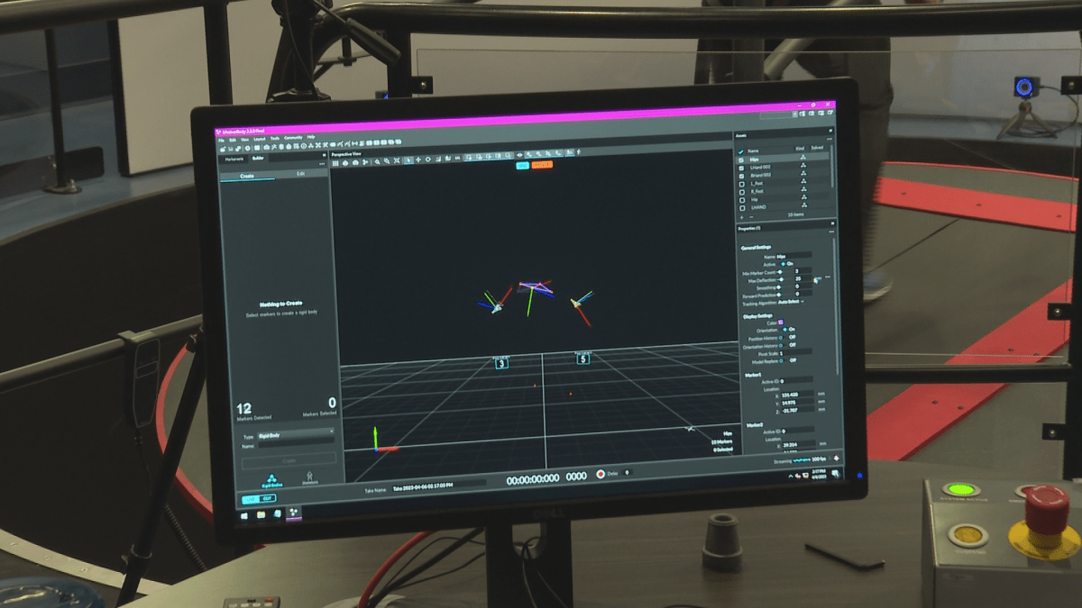 The CAREN system is at the University of New Brunswick’s Institute of Biomedical Engineering in Fredericton.